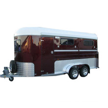 Hot sale cheap standard 2 or 3 horse trailer Horse Float